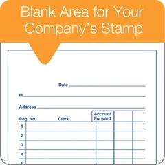 Adams General Purpose Sales Book, 2-Part, 3 Count (Pack of 1), White/Canary
