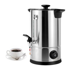2.11-Gallon Stainless Steel Coffee Urn Commercial Dispenser for Tea Coffee Cater