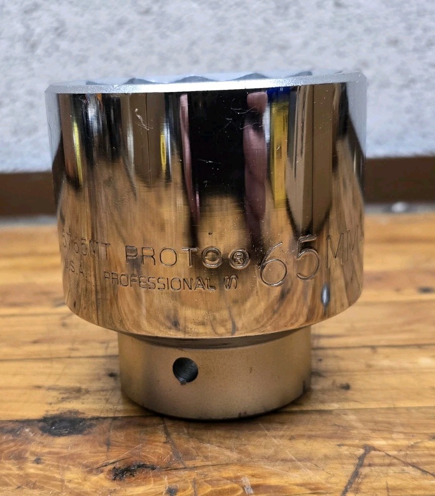 PROTO J5765MT Metric 65MM 12 Point Socket, 1” Drive Made In USA NEW