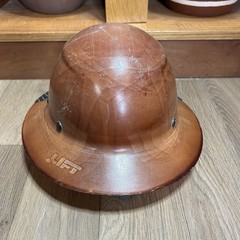 LIFT Brown Hard Hat with Ratchet Suspension Industrial Safety Helmet