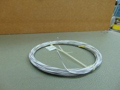 25 feet 24 AWG Silver Plated copper PTFE Wire White/Gray 7 strand SPC