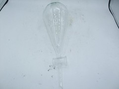 Green CHEMGLASS 500mL SEPARATORY FUNNEL CG 1742 05 SQUIBB #27 NECK 4mm STOPCOCK