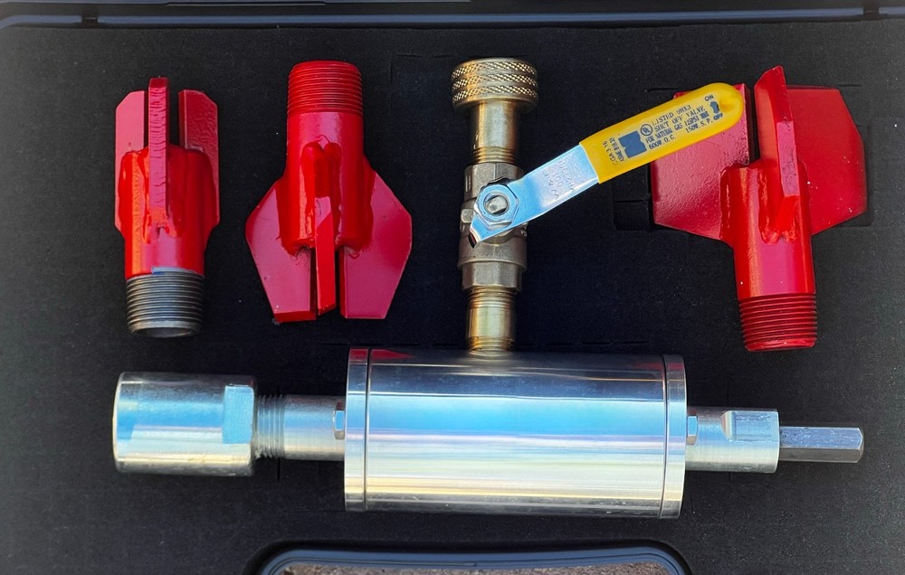 Horizontal Earth Boring Tool (NEW) w/ 1″, 2″, & 3″ Bits (NO CASE)