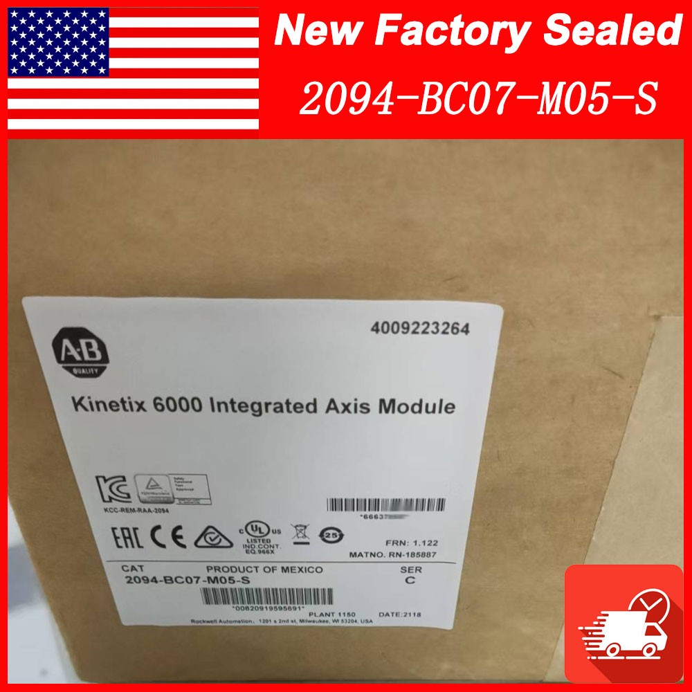 Allen Bradley Kinetix 6000 Integrated Axis Module 2094-BC07-M05-S US Free Tax