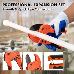 PEX-A Expansion Tool Kit with 1/2″, 3/4″, 1″ Heads ASTM F1960 Compliant