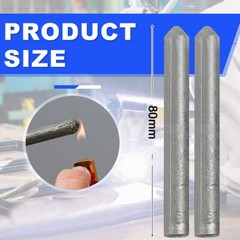 6PC Low Temperature Easy Melt Aluminum Silver Welding Rods Cored Wire Rod Solder
