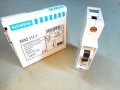 SIEMENS 5SX2111-7 circuit breaker, 1P, 5A (NIB)