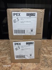 (50-pack) IPEX 089002 KC20 1 in Rigid PVC Conduit Coupling, Kwikon Connection