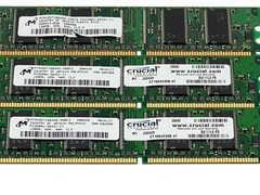 (Lot of 6) Micron 128MB RAM Memory Module