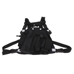 Radio Chest Harness Bag Oxford Cloth Universal Walkie Talkie Chest Pocket W ANDA