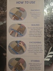 10 Pack Jumbo Vacuum Storage Bags with Hand Pump 80% Storage Space Saving Sturdy