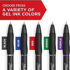 Sharpie S-Gel Gel Pens Bold Point 1.0 Mm Black Ink Gel Roller Ball Pen 12 Ct