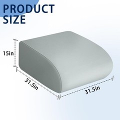 RV Air Conditioner Cover Gray Winter Dustproof Roof Top AC 2PK