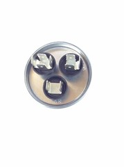 45+5 uf / MFD 370 VAC VOLTS ROUND DUAL RUN CAPACITOR, 50/60Hz 5 PCS.