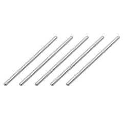 2mm x 45mm Dowel Pin 304 Stainless Steel for Woodwork Shelf Support Pin 100Pack