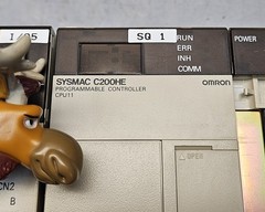 OMRON SYSMAC C200HE CPU Unit w/ C200H-ID215, OD215 & C200HW-BC051, PA204