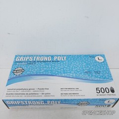 SemperMed GSPE504 Single Box Foodservice Grade Polyethylene Gloves Size L