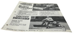 Snapper Comet Riding Mower Grass Catcher / Snow Plow Dozer Kit Ad Page