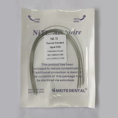 Dental Orthodontic Thermal Activated Archwires Niti Arch Wire Ovoid Natural Form