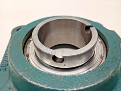 Dodge F4B-SC-204-Springlok (MISSING COLLAR) Flange Bearing 4-bolt 2.250 bore
