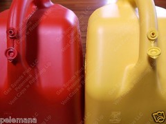 YELLOW VENT CAP Superior Air Breather Caps w/ Retaining Lip for PLASTIC GAS CANS