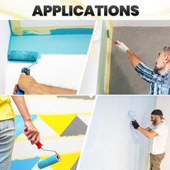 Yellow Painters Tape 14 Days Clean Remove for Home Wall Painting, Building