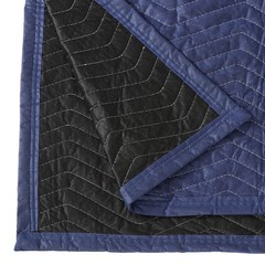12 Moving Packing Blankets 80″x72″ (35 lb/dz) Shipping Furniture Pads Dark Blue