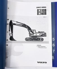VOLVO EC330B EC360B Excavator Service Manuals 4 Volumes 1:4, 2:4, 3:4, 4:4