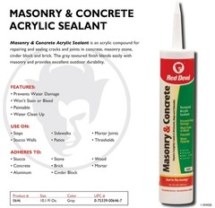 Long-Lasting Water Resistant Sealant, 10.1 oz. for Concrete & Brick Applications