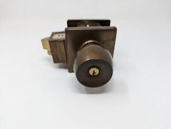Yale 6208 LH Monolock CX Design BR Knob, 10B Dark Bronze Finish, Y1 Keyway