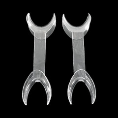 Dental Middle T-Type Mouth Opener Retractor Lip Cheek Retractor Double Head 134°