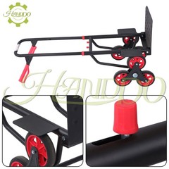 Stair Climbing Hand Truck 440lb, Heavy Duty Dolly Cart for Stairs &6″ TPR Wheels