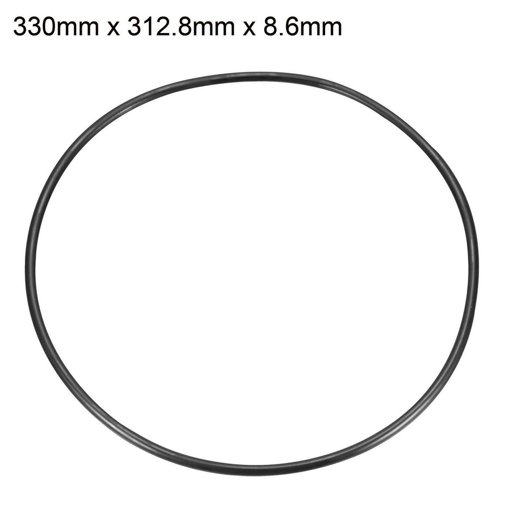 Black Universal O-Ring 330mm x 8.6mm Nitrile Rubber Oil Seal Washers Grommets