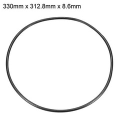 Black Universal O-Ring 330mm x 8.6mm Nitrile Rubber Oil Seal Washers Grommets