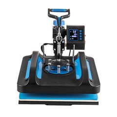 5 in 1 Heat Press Machine 15″x12″ Swing Away Digital Transfer T-Shirt Mug Hat