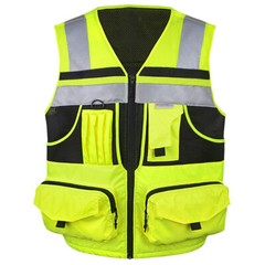 3M High-Visibility Reflective Safety Vest, Multi-Pocket, Unisex Durable M to 7X
