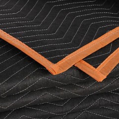 Heavy Duty 6 Pack Moving Blankets Quilted 40″ x 72″Shipping Furniture Pads Black
