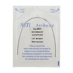 Dental Orthodontic Arch Wires Copper Niti Supler Elastic Stainless Steel Damon Q