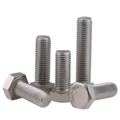 M12 – 1.0 Fine Thread 304 Stainless Steel Hex Cap Bolt / Screw DIN 933 Tap A2