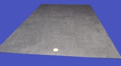 ABS Sheet Haircell Textured, 1 Side, Black, .094″ (3/32″) x 24″ x 36″