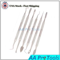 6 Piece Stainless Steel Probe Set Hobby Craft Design 12 Assorted Heads Pick Tool