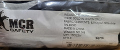MCR Safety 9673L Economy Foam Nitrile Gloves – Large, Gray/Black (1 Dozen) New