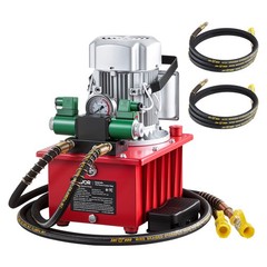 VEVOR Electric Hydraulic Pump 750W 10000 PSI Double Acting Solenoid Valve Pedal