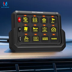 4/6/8/12 Gang Wireless Switch Panel, Led Touch Switch Remote Control Circuit Box