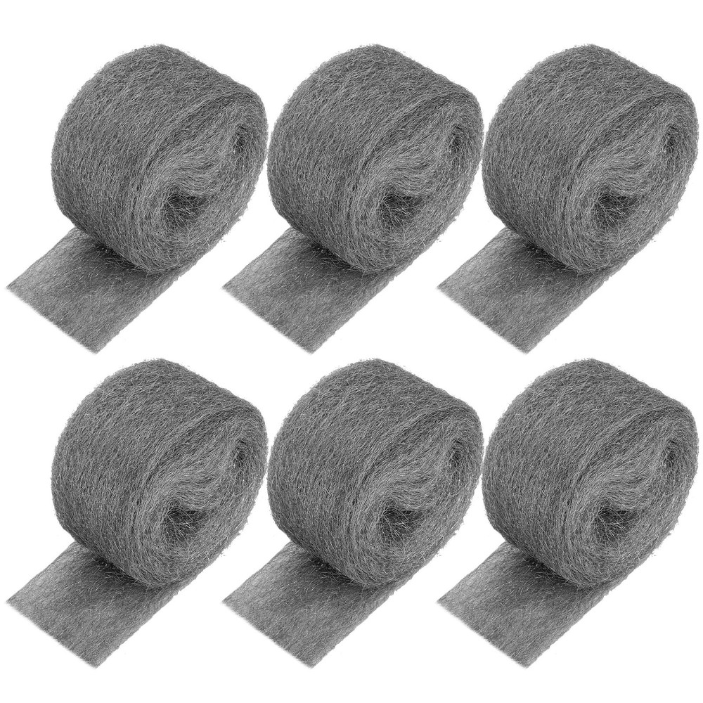 Steel Wool Fill Fabric 78 Feet Block Holes Cracks Vents Garden Garage 6 Rolls