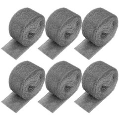 Steel Wool Fill Fabric 78 Feet Block Holes Cracks Vents Garden Garage 6 Rolls