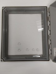 Hoffman A12106CHQRFGW Enclosure Hinged Enclosure Used 12″x10″x6″