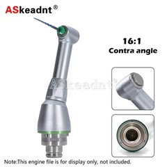 Dental 16:1 Reduction Contra Angle Head for Endodontic Motor Handpiece Push