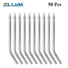 Dental 3 Way Air Water Spray Triple Syringe Handpiece /50 Nozzles Tips Tubes Kit