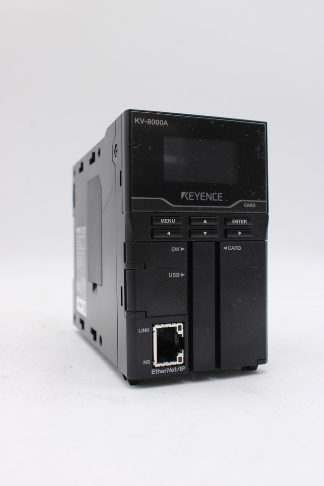 Keyence KV-8000A High-Speed Programmable Logic Controller CPU *Read